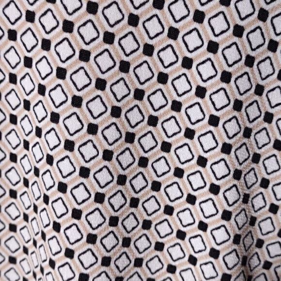 Tommy Hilfiger‎ Neutral Print Long Sleeve Blouse Sz L - Picture 9 of 11